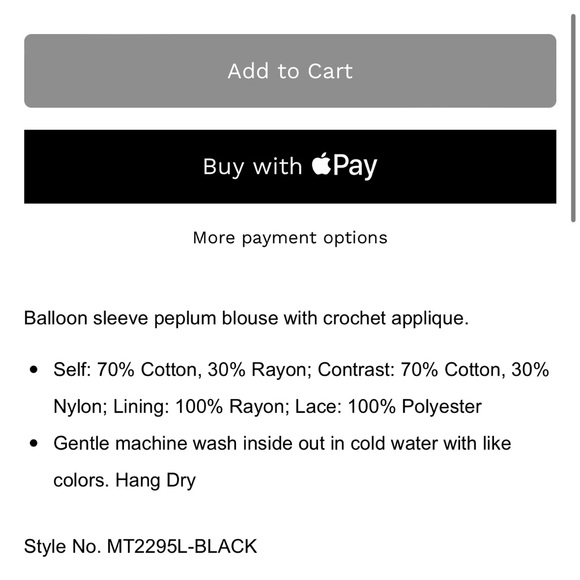 NWT miss me button down shirt black - Picture 6 of 11